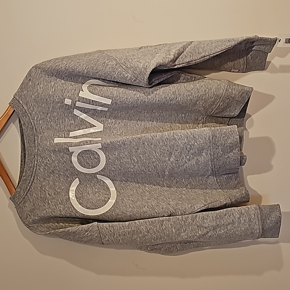 NWT CALVIN KLEIN PERFORMANCE Sweatshirt, Women's, XL, Gray